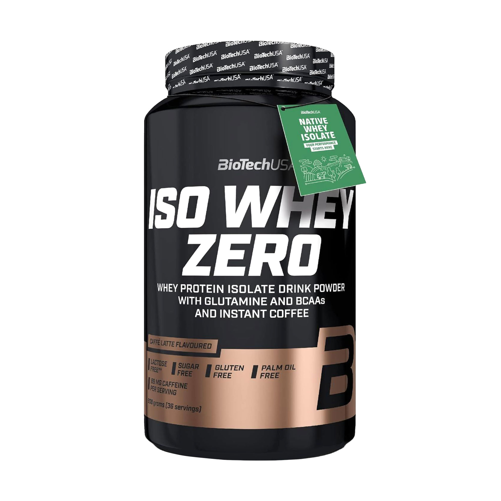 Протеїн BioTechUSA Iso Whey Zero Латте, в порошку, 908 г