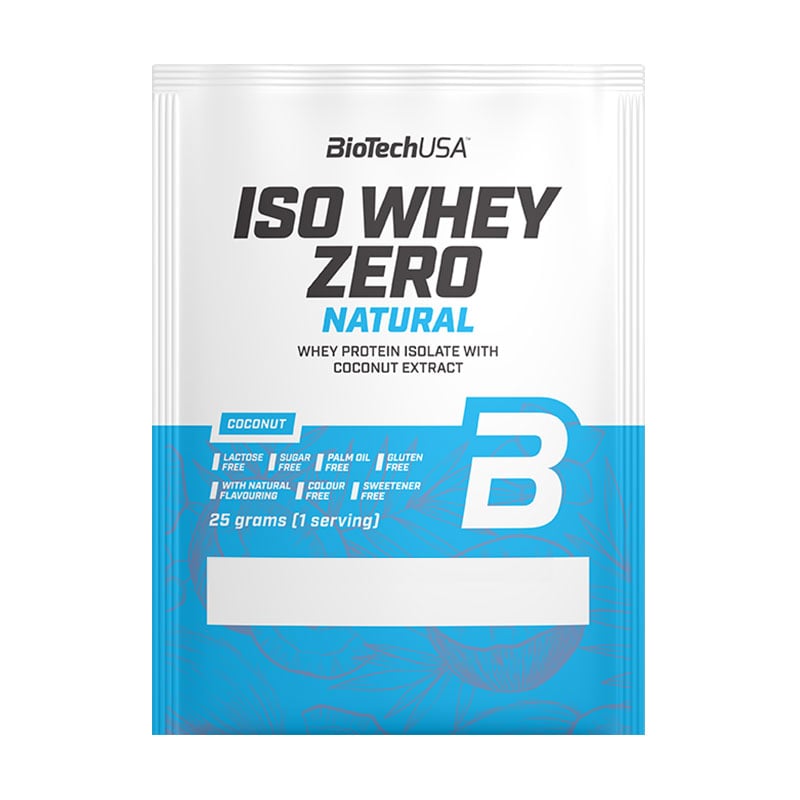 Протеїн BioTechUSA Iso Whey Zero Natural Кокос, в порошку, 25 г